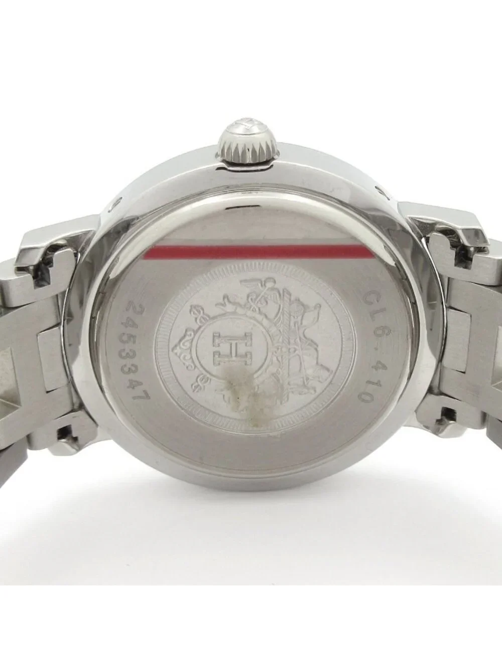 Hermes Watch Clipper White